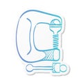 Sticker style icon - Clamp tool