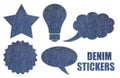 Stickers Royalty Free Stock Photo