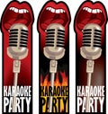 Stickers for a karaoke party