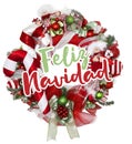 Feliz Navidad wreath