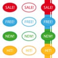 Stickers sale free new hit label