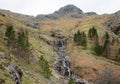 Stickle ghyll waterfalls in early spring