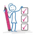 Stickwoman Checklist