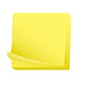 Sticky blank note paper pad