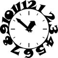 Sticky Clocks Royalty Free Stock Photo