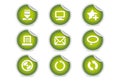 Sticky Icons - Websites & Blogs #2 | Green