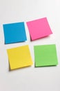 Sticky memo notes Royalty Free Stock Photo