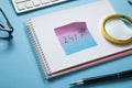 24 7 on sticky note with a computer keyboard Royalty Free Stock Photo