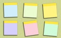 Sticky note many colour Royalty Free Stock Photo