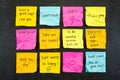 Sticky Note Messages