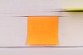 Sticky Note Paper on Book Royalty Free Stock Photo