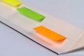 Sticky Note Paper on Book Royalty Free Stock Photo