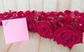 Sticky note and red rose 5
