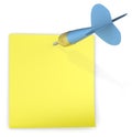 Sticky Note. Royalty Free Stock Photo