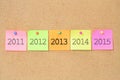 Sticky Notes Royalty Free Stock Photo
