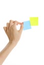 Sticky notes Royalty Free Stock Photo
