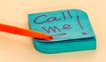 Sticky notes call to action