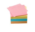 Sticky notes. Memo stick or post note Royalty Free Stock Photo