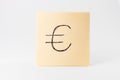 Sticky Notes Notepad Yellow Square White Background Office Suppl