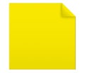 Sticky notes, Post it Notes. Yellow Royalty Free Stock Photo