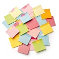 Sticky notes realistic Royalty Free Stock Photo