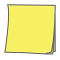 Sticky paper note