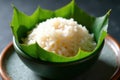 Sticky Rice in Lotus Leaf Wrapping Royalty Free Stock Photo