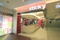 Sticky shop in hong kong Royalty Free Stock Photo