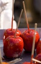 Sticky toffee apples