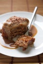 Sticky toffee pudding Royalty Free Stock Photo