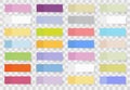 Colored different stickers. Royalty Free Stock Photo