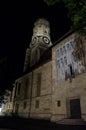 Stiftskirche at night Royalty Free Stock Photo