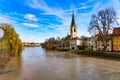 Stiftskirche St. Moriz Collegiate Church Saint Morris in Rottenburg am Neckar. Royalty Free Stock Photo