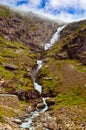 Stigfossen waterfall and Troll's Path - Norway