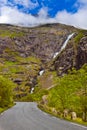 Stigfossen waterfall and Troll's Path - Norway