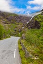 Stigfossen waterfall and Troll's Path - Norway