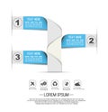 STIKER TEMPLATE OPTION NUMBER BANNERS HORIZONTAL CUTOUT LINES SECOND EDITION BLUE