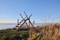 Stile over barb wire