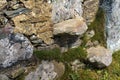 Stile, style, cantilevered steps in dry stone wall