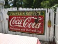 Old coca cola sign,