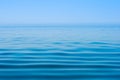 Still calm sea or ocean water surface and horizon Royalty Free Stock Photo