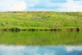 Still freshwater lake Royalty Free Stock Photo