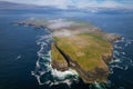 Loop Head peninsula aerial view Royalty Free Stock Photo