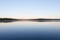 Still lake perfect reflection of sky Royalty Free Stock Photo