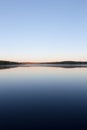 Still lake perfect reflection of sky Royalty Free Stock Photo