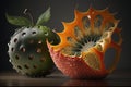 Still life of amazing fruits.