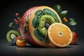 Still life of amazing fruits.