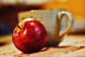 Still Life with Apple and bowl