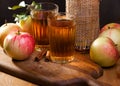 Still life with apple juice Royalty Free Stock Photo