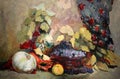 Still life art painting picture.